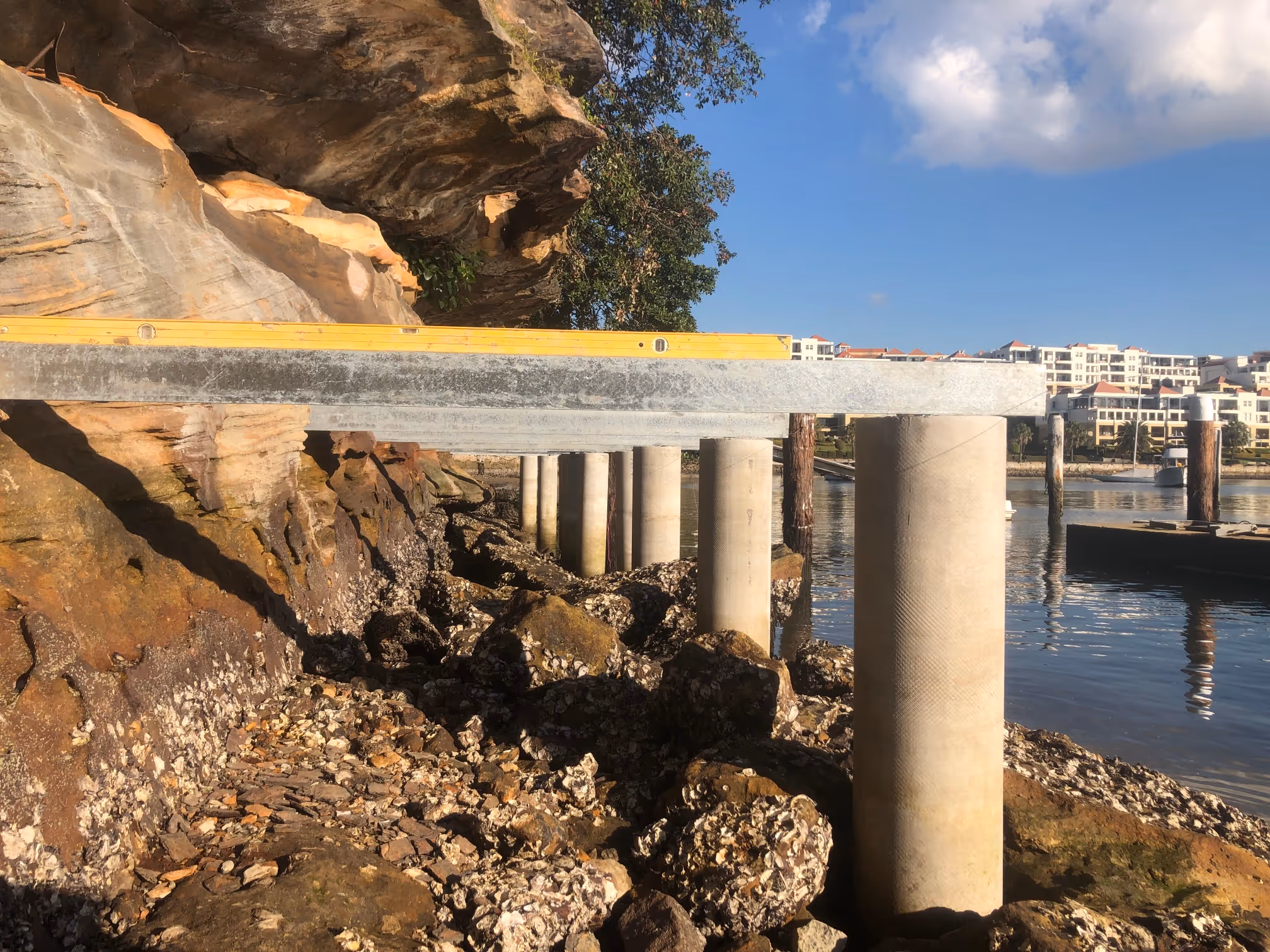 Balmain DA Approval Steel bearers concrete piers