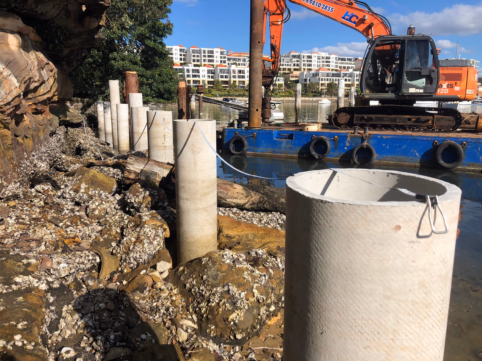 Balmain DA Approval concrete piers
